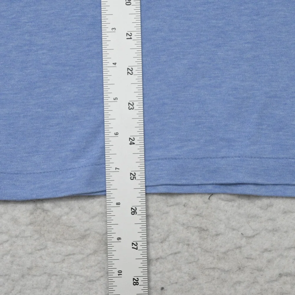 Polo Ralph Lauren T-Shirt Mens XL Classic Fit Light Blue Heathered Short Sleeve